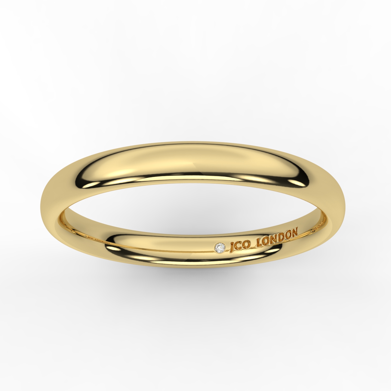 Court Plain Wedding Band
