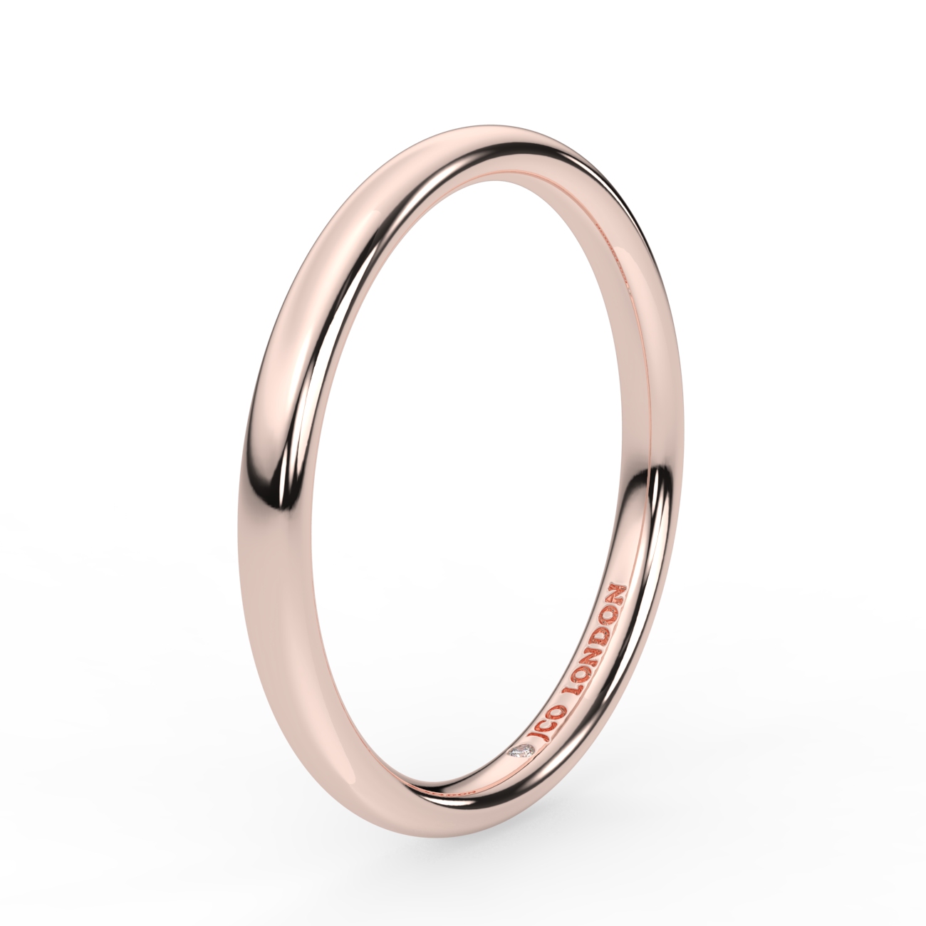 Court Plain Wedding Band