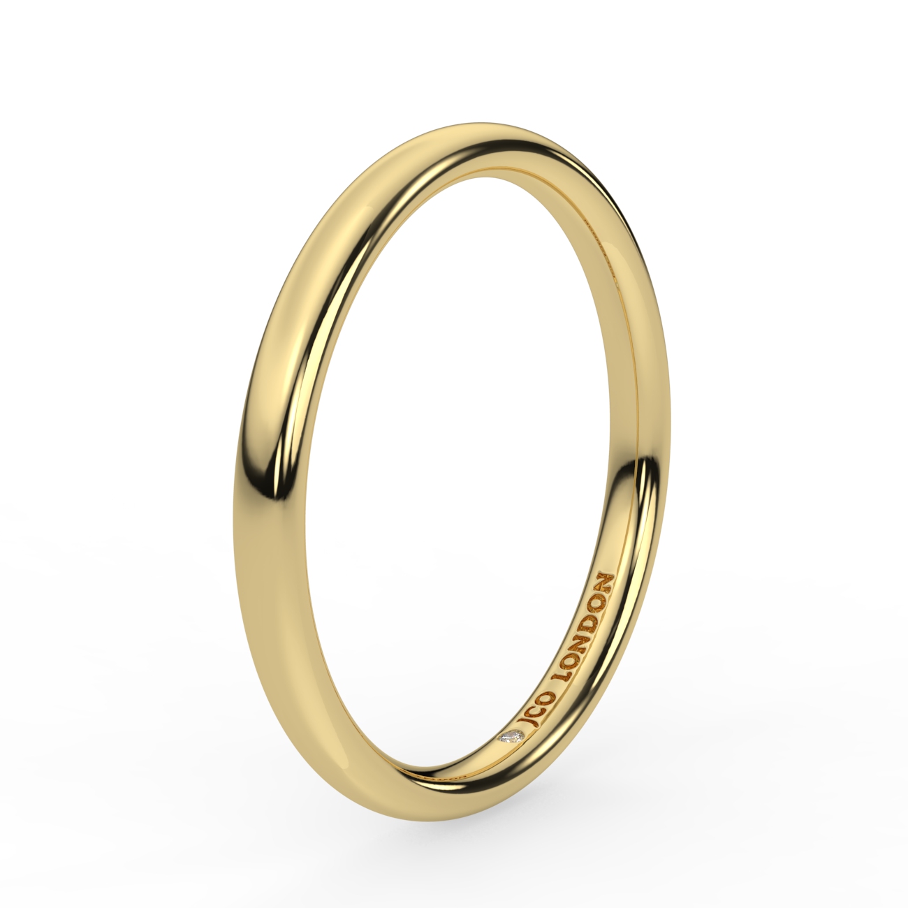 Court Plain Wedding Band