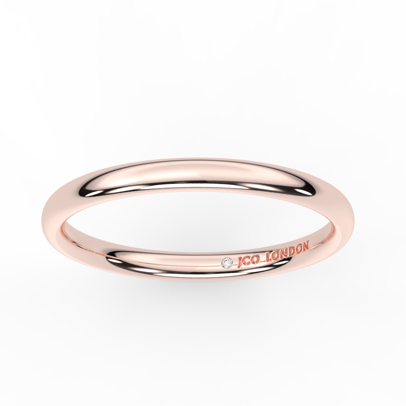 Court Plain Wedding Band