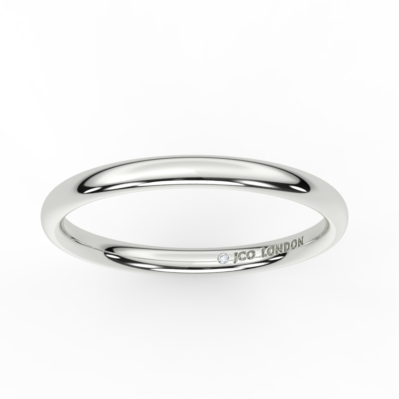 Court Plain Wedding Band