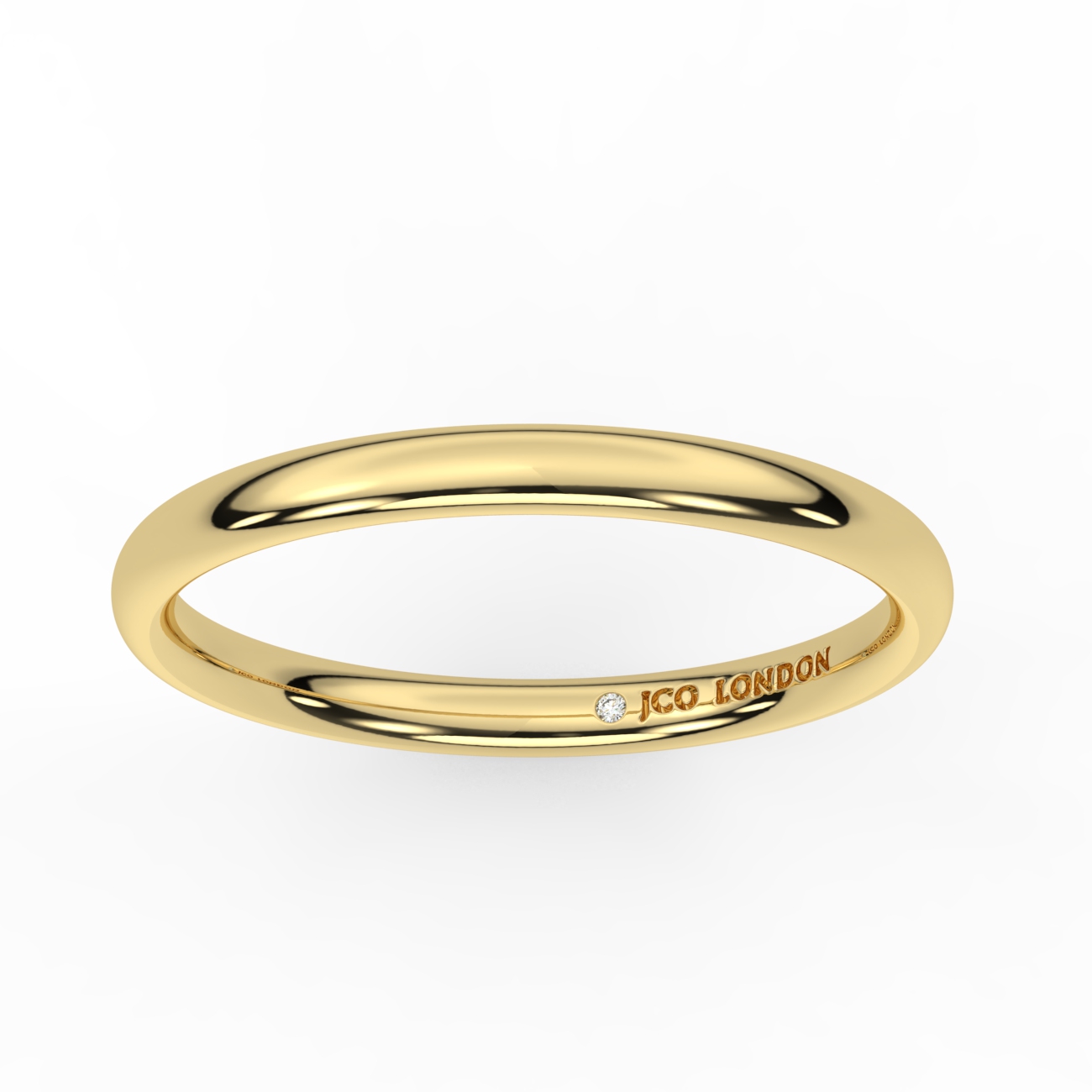 Court Plain Wedding Band