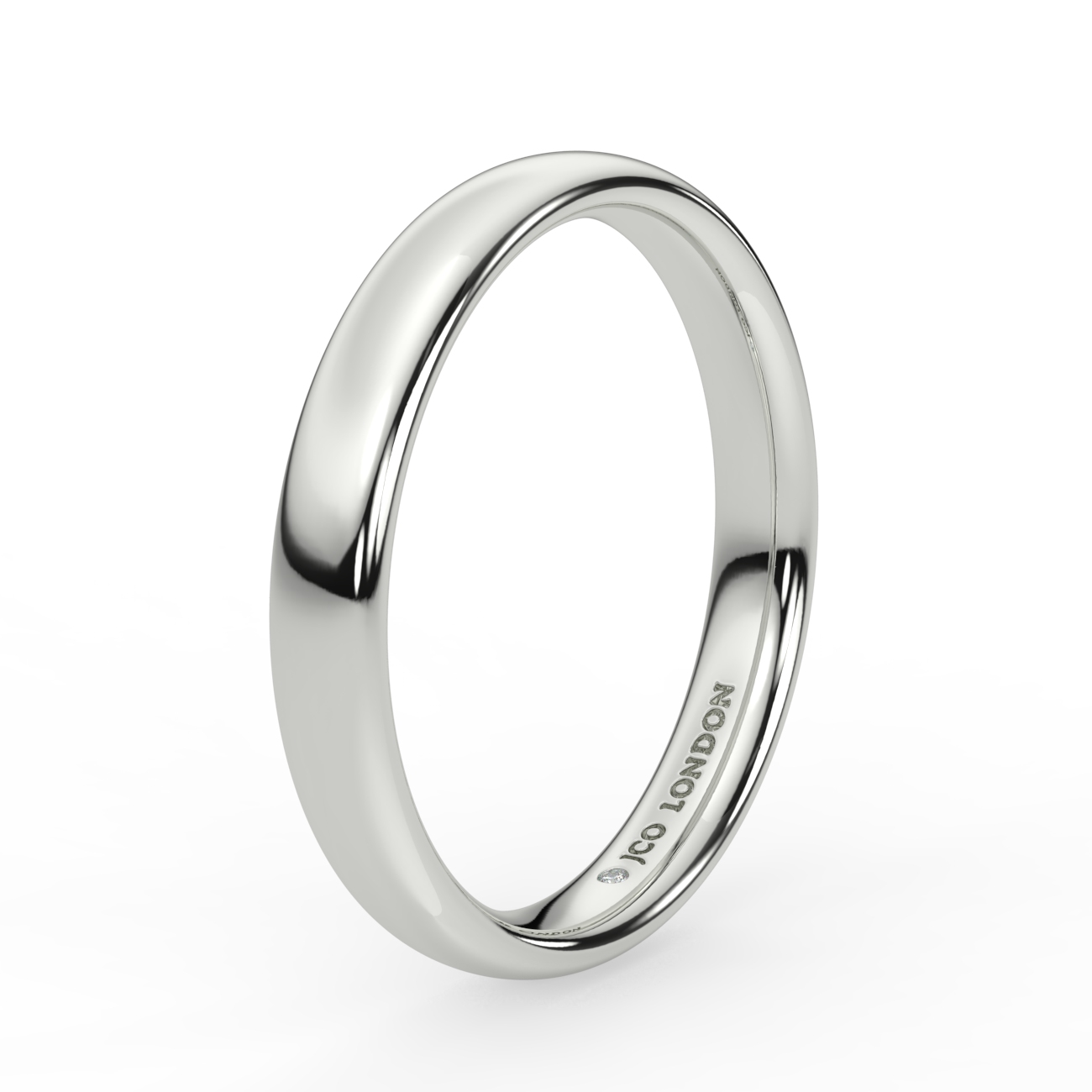 Court Plain Wedding Band