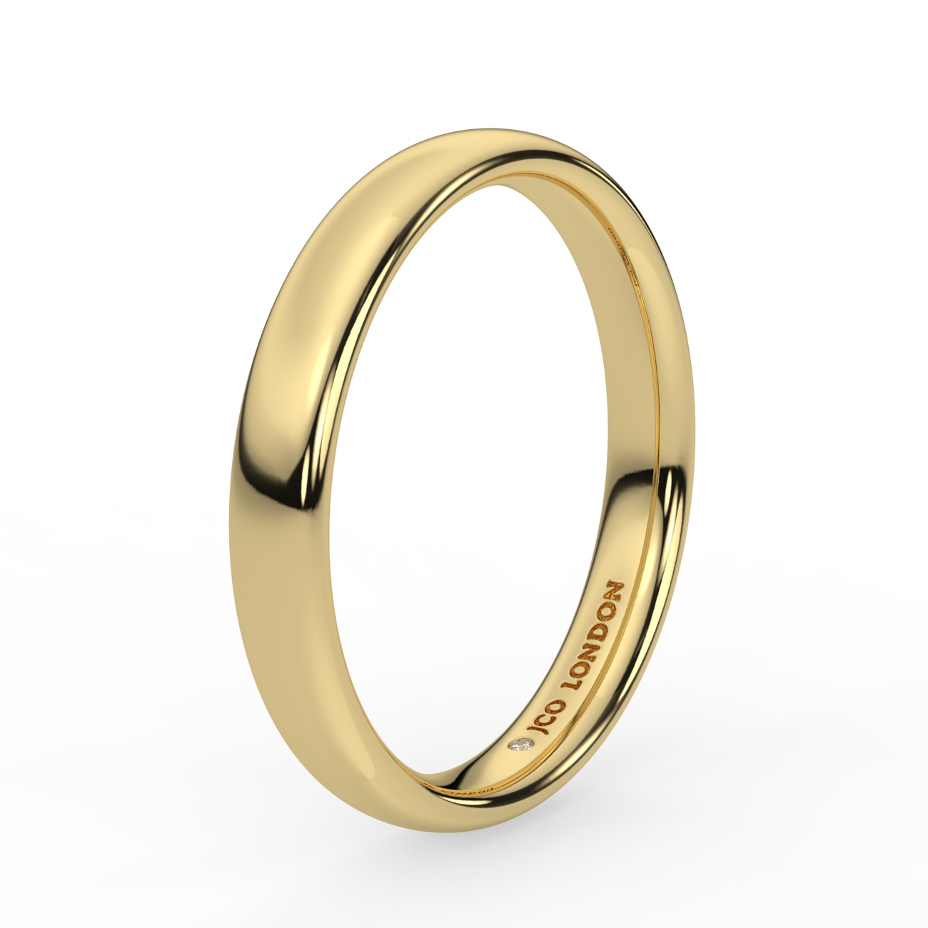 Court Plain Wedding Band
