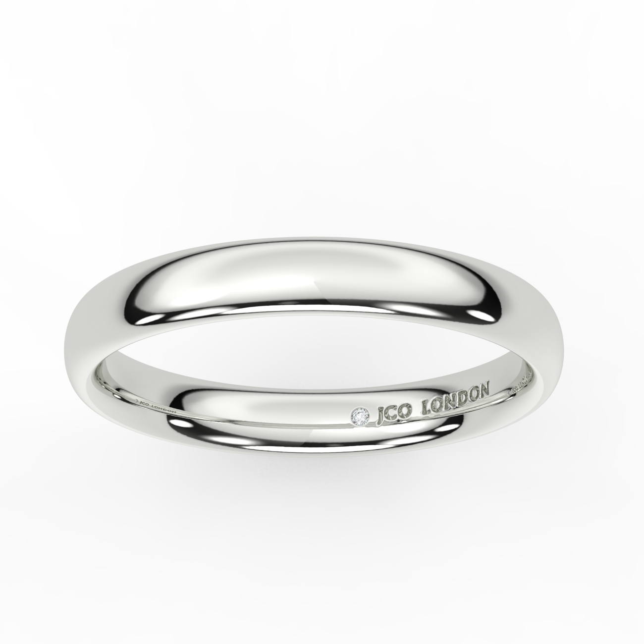 Court Plain Wedding Band