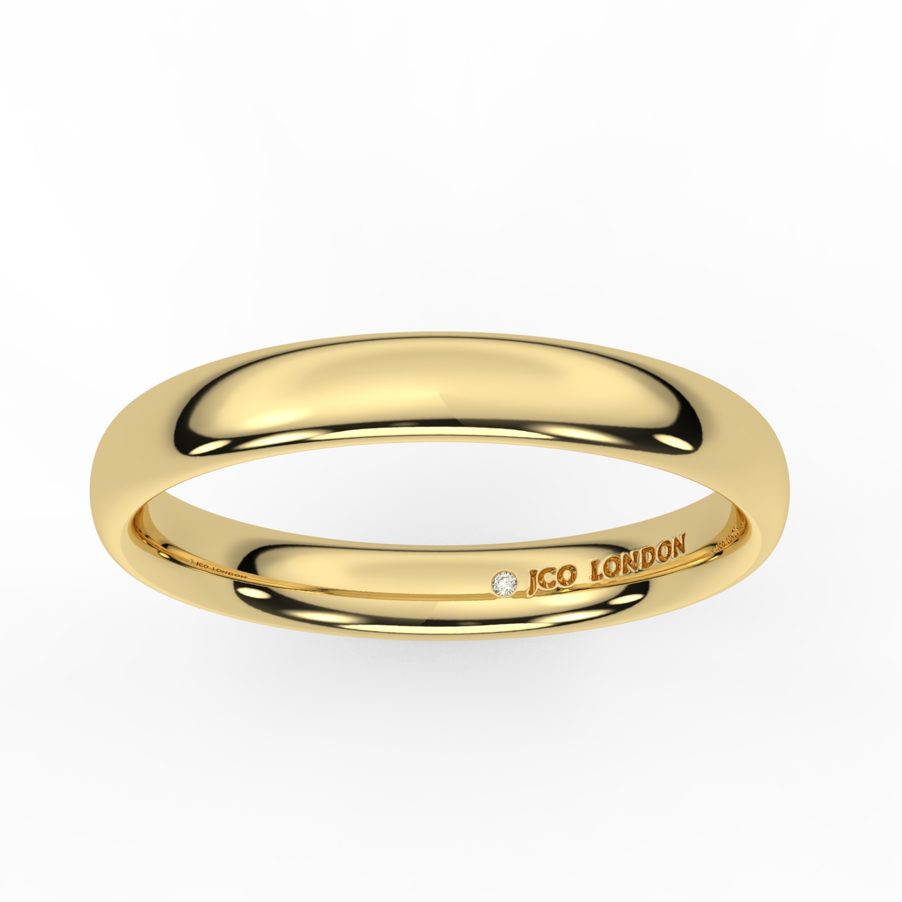 Court Plain Wedding Band