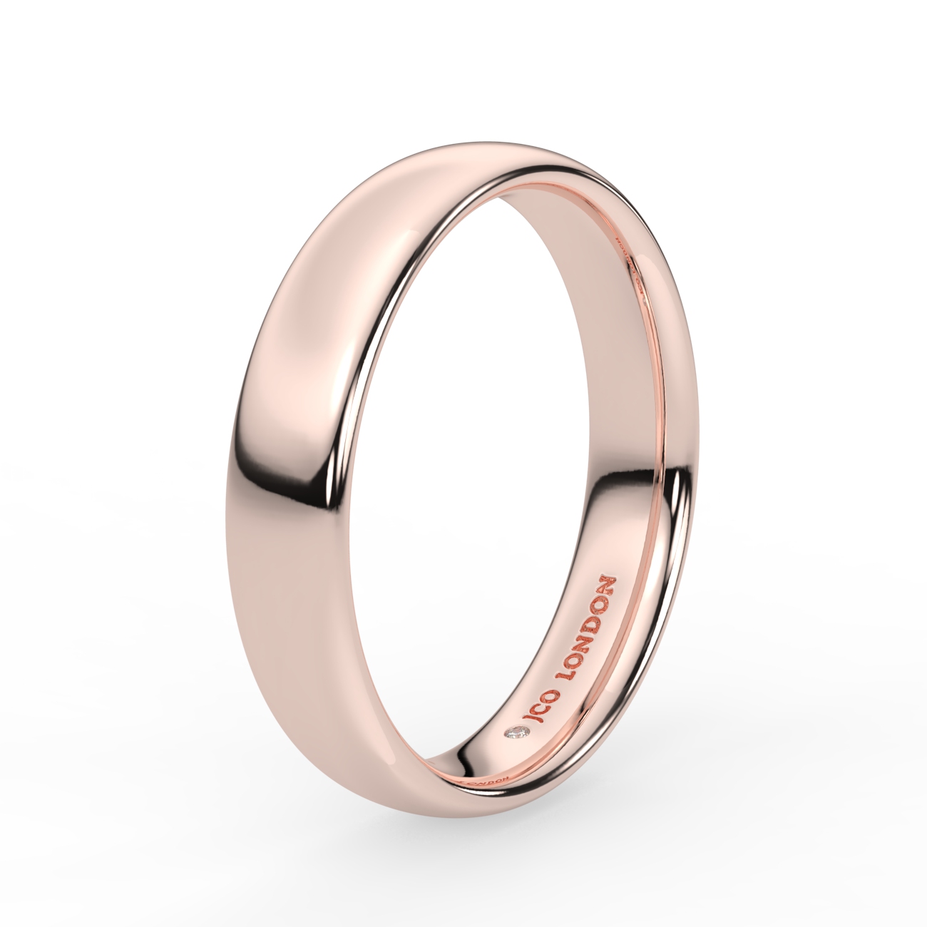 Court Plain Wedding Band