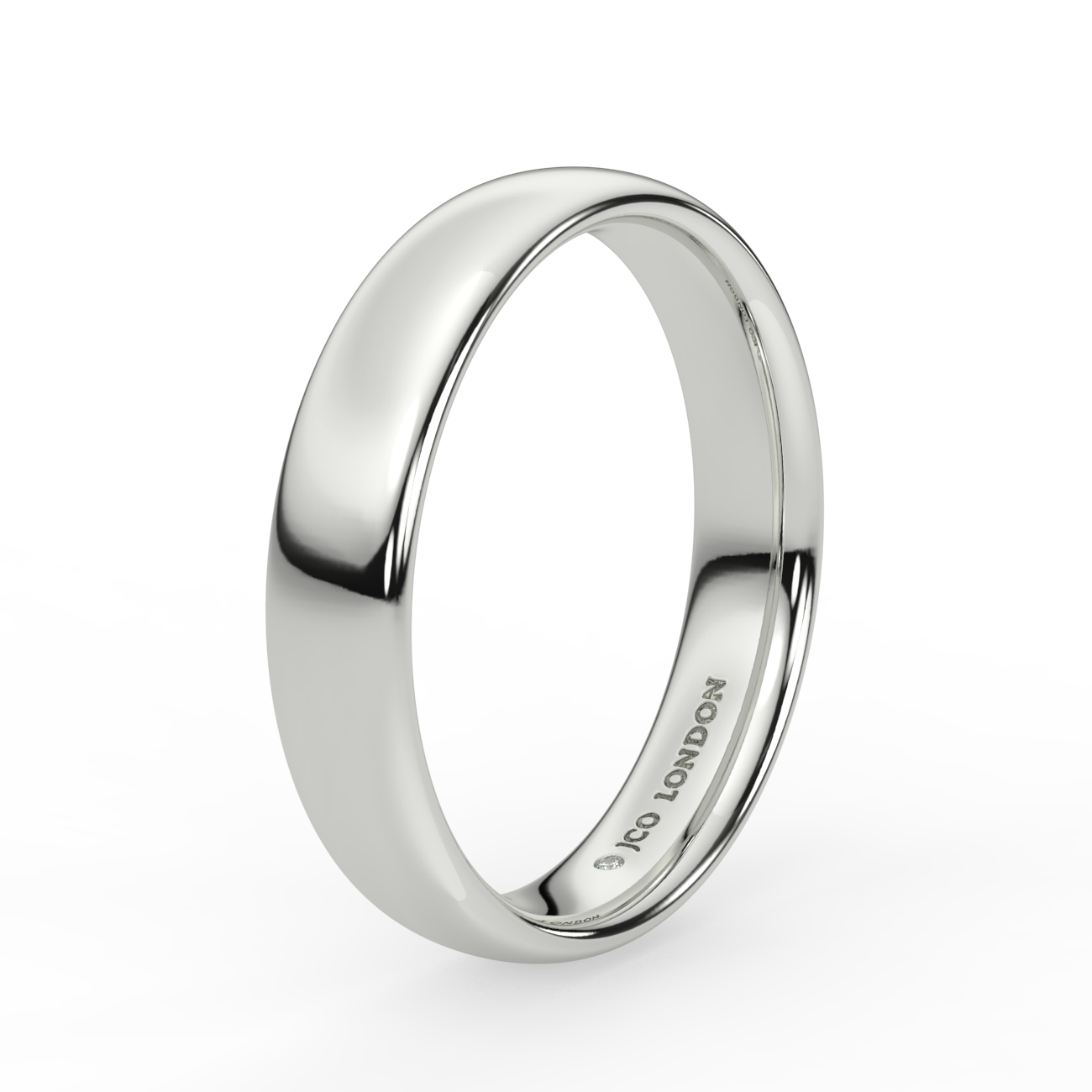 Court Plain Wedding Band