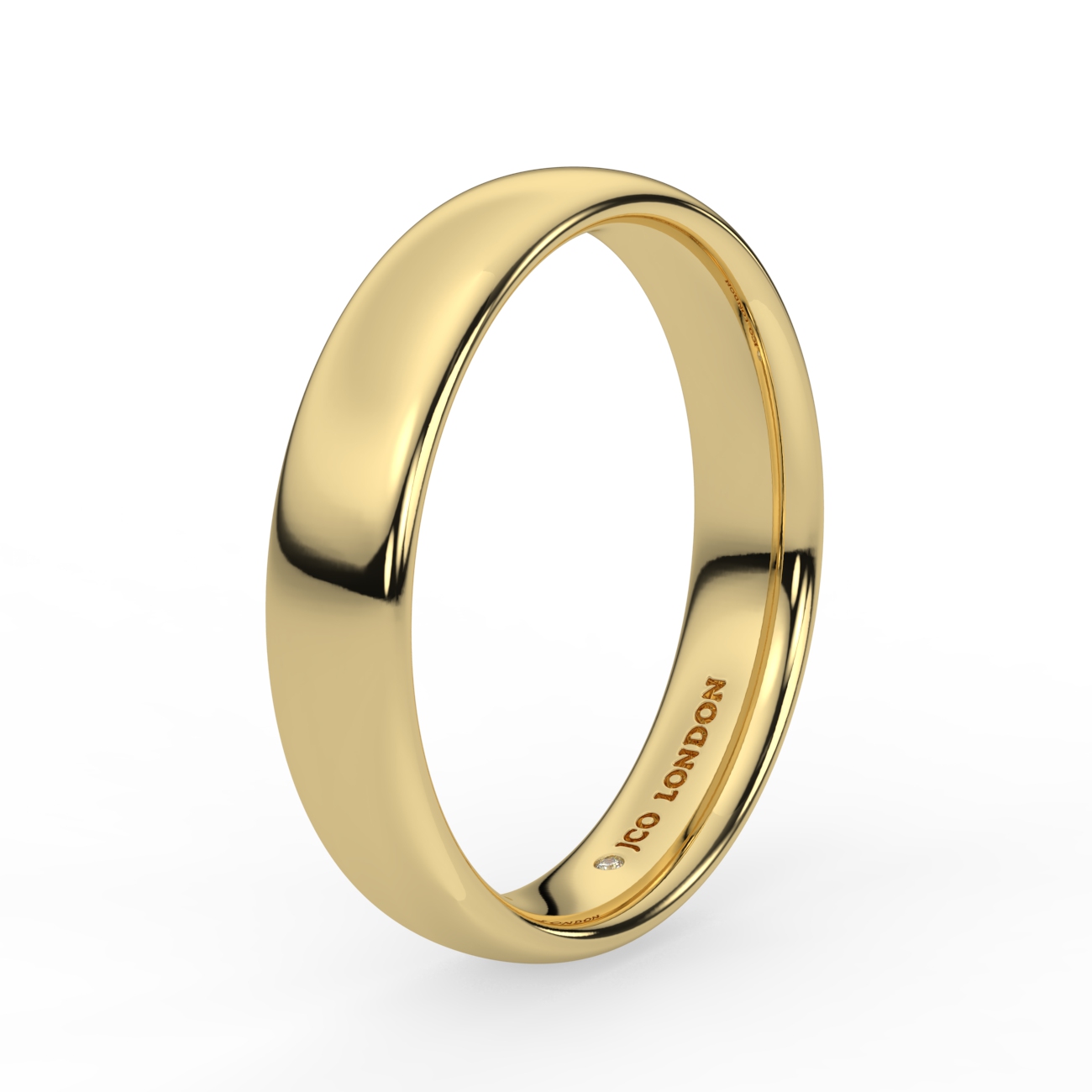 Court Plain Wedding Band