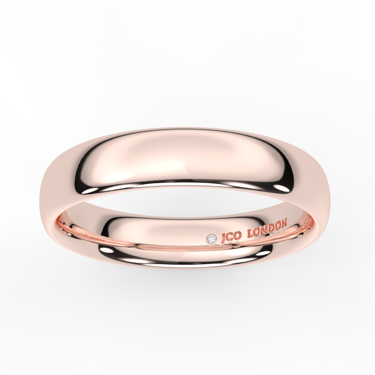 Court Plain Wedding Band