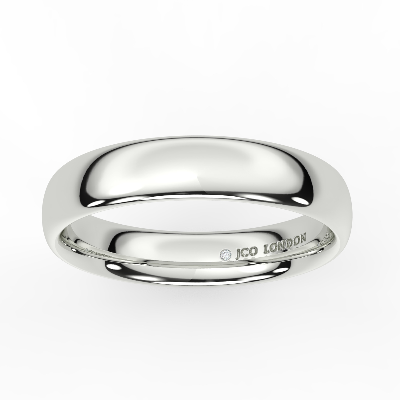 Court Plain Wedding Band