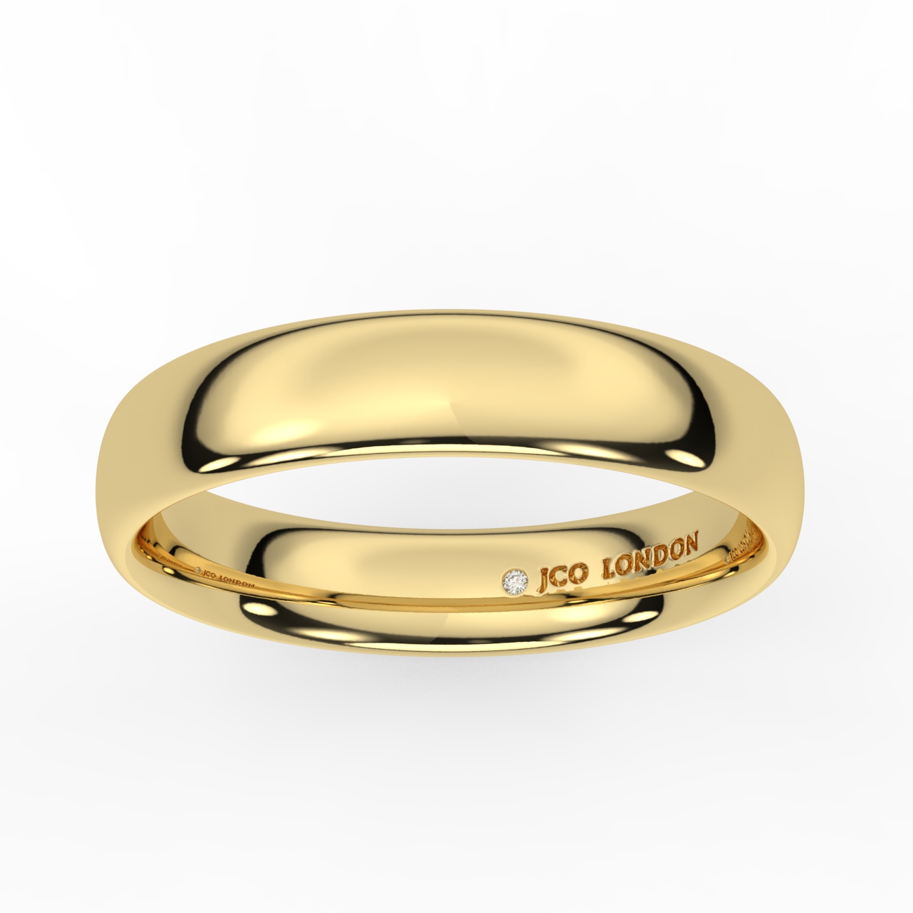 Court Plain Wedding Band