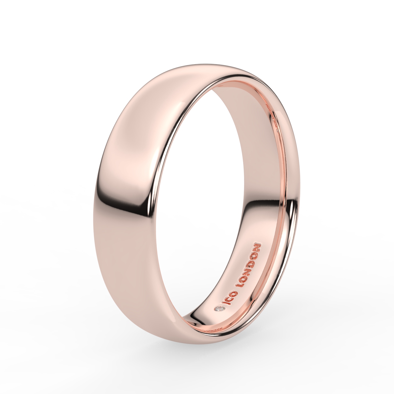 Court Plain Wedding Band
