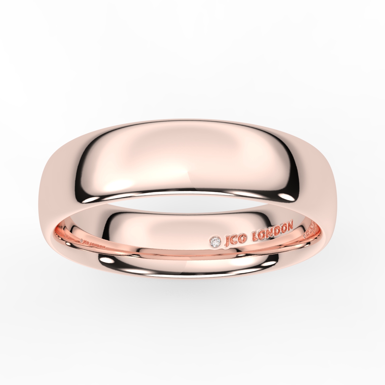 Court Plain Wedding Band