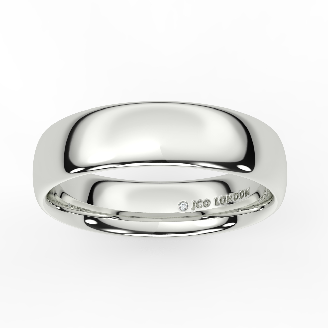 Court Plain Wedding Band