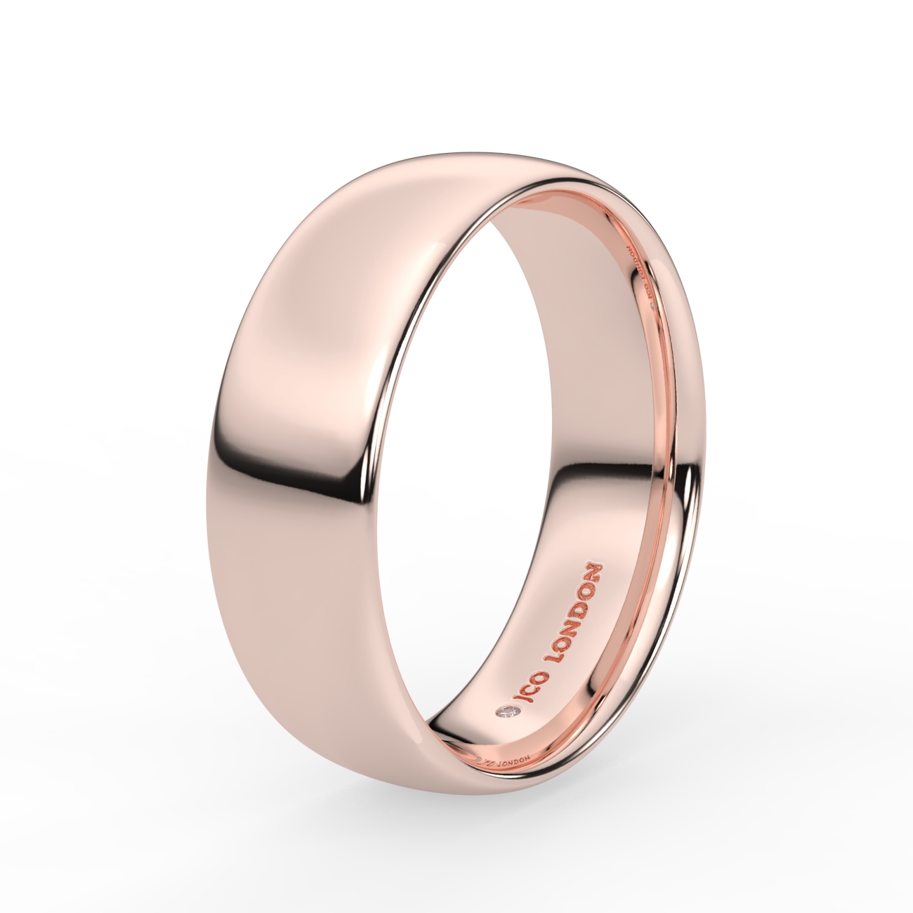 Court Plain Wedding Band