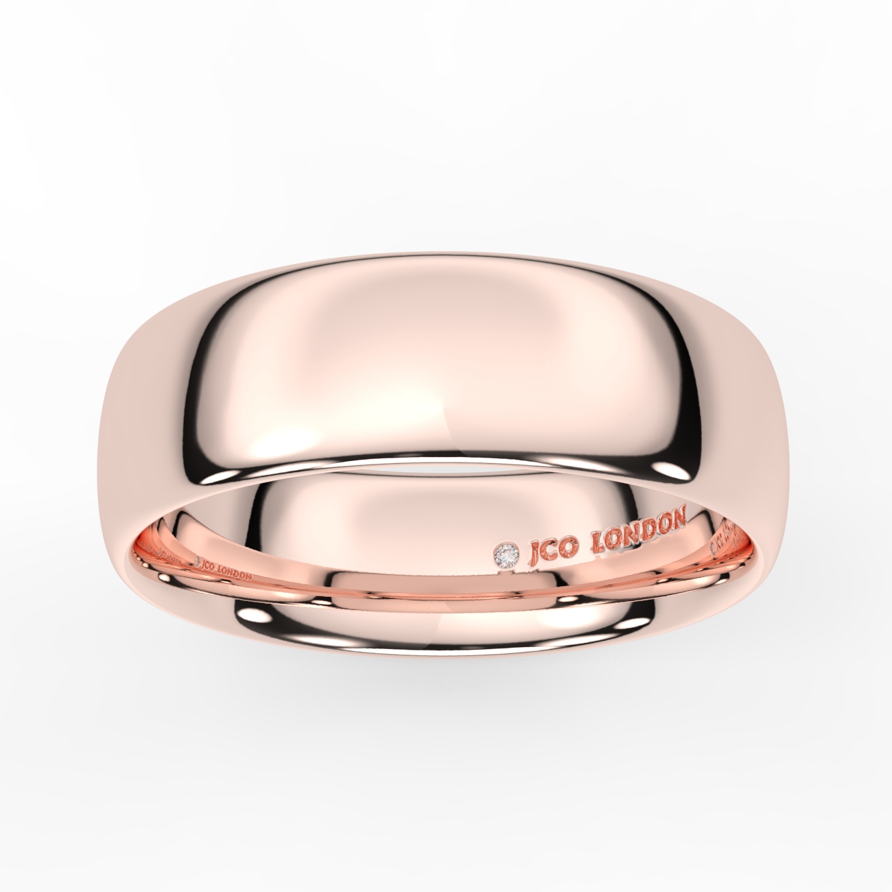 Court Plain Wedding Band