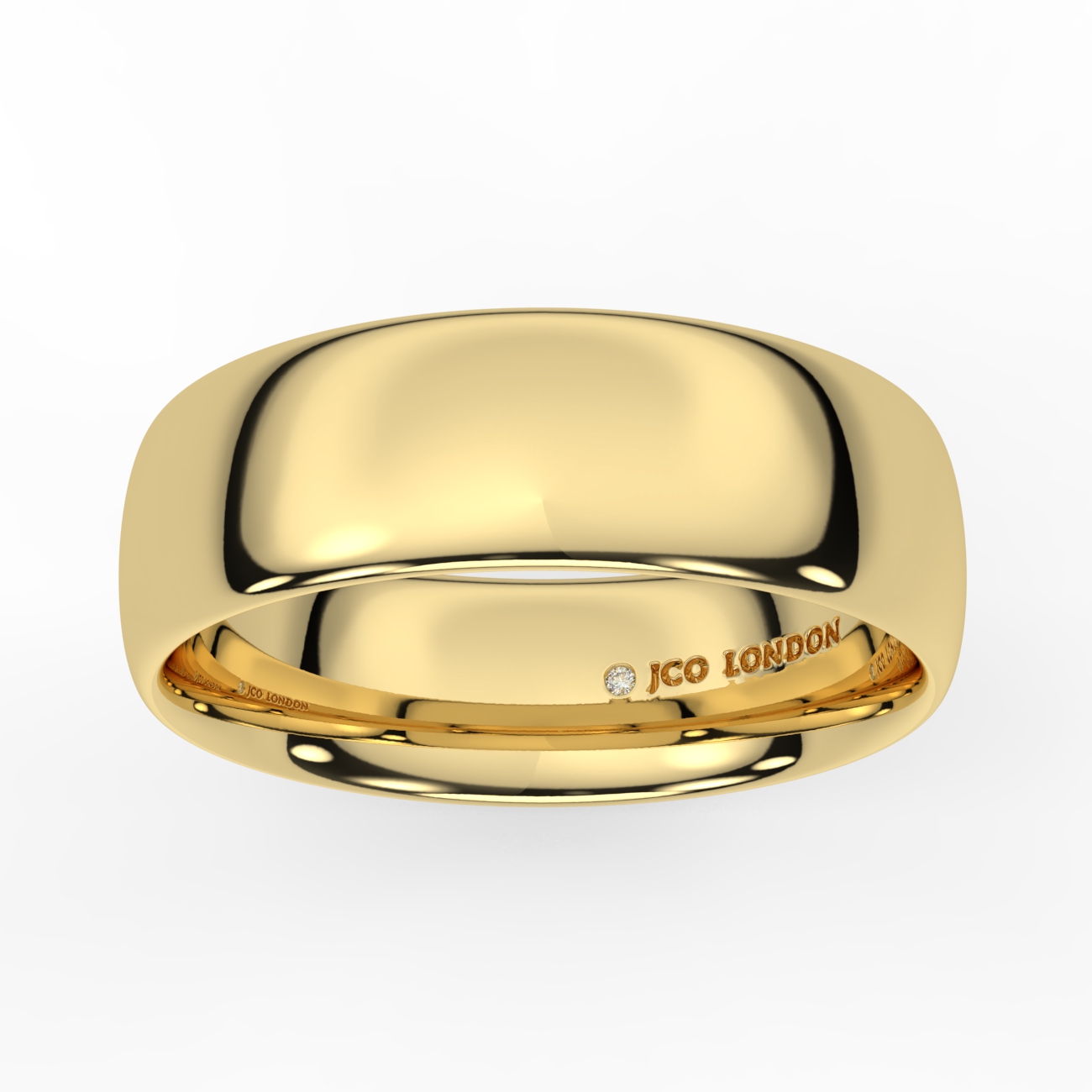Court Plain Wedding Band