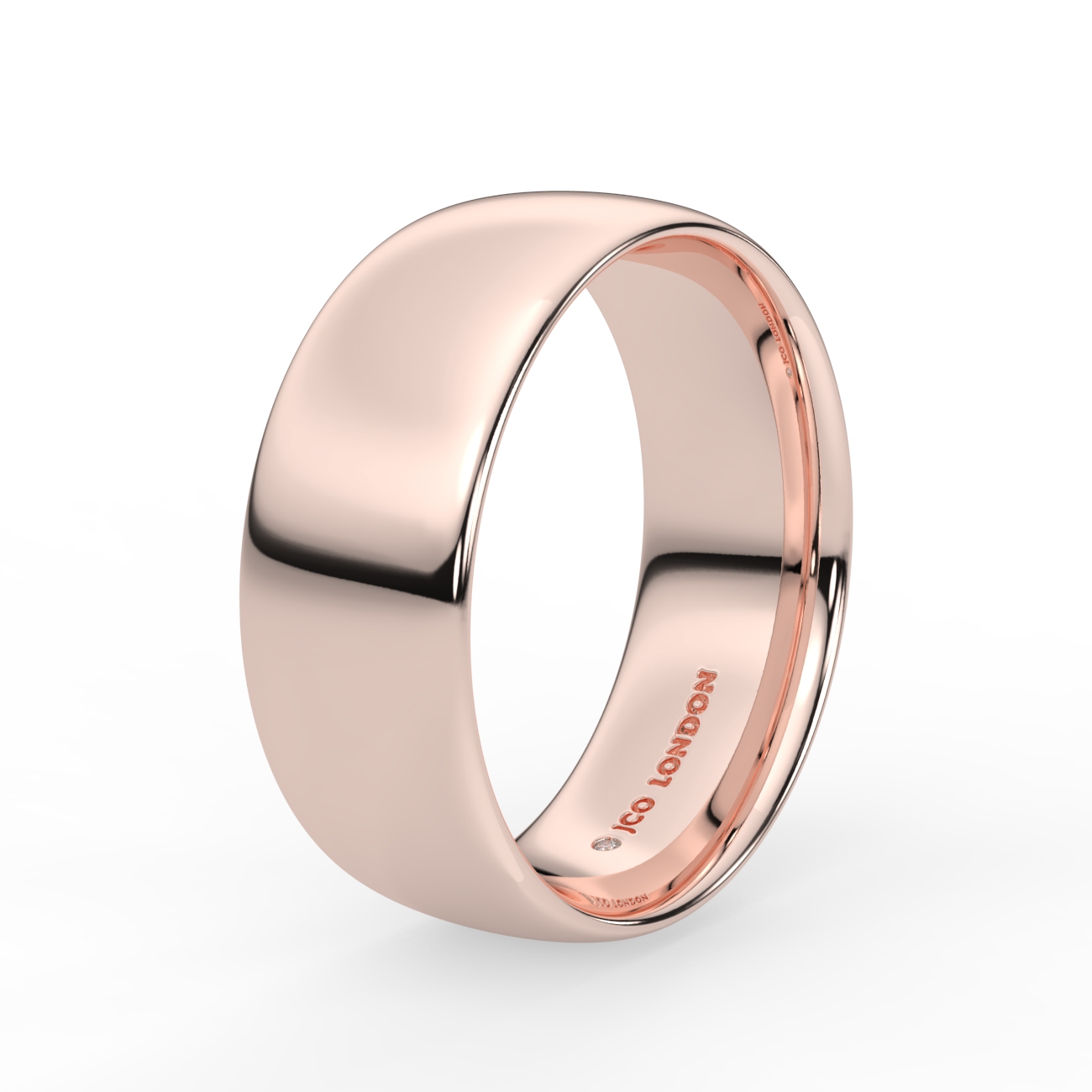 Court Plain Wedding Band