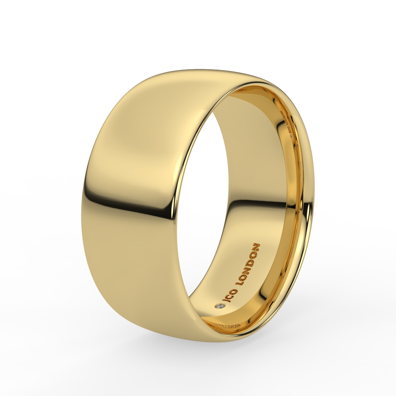 Court Plain Wedding Band