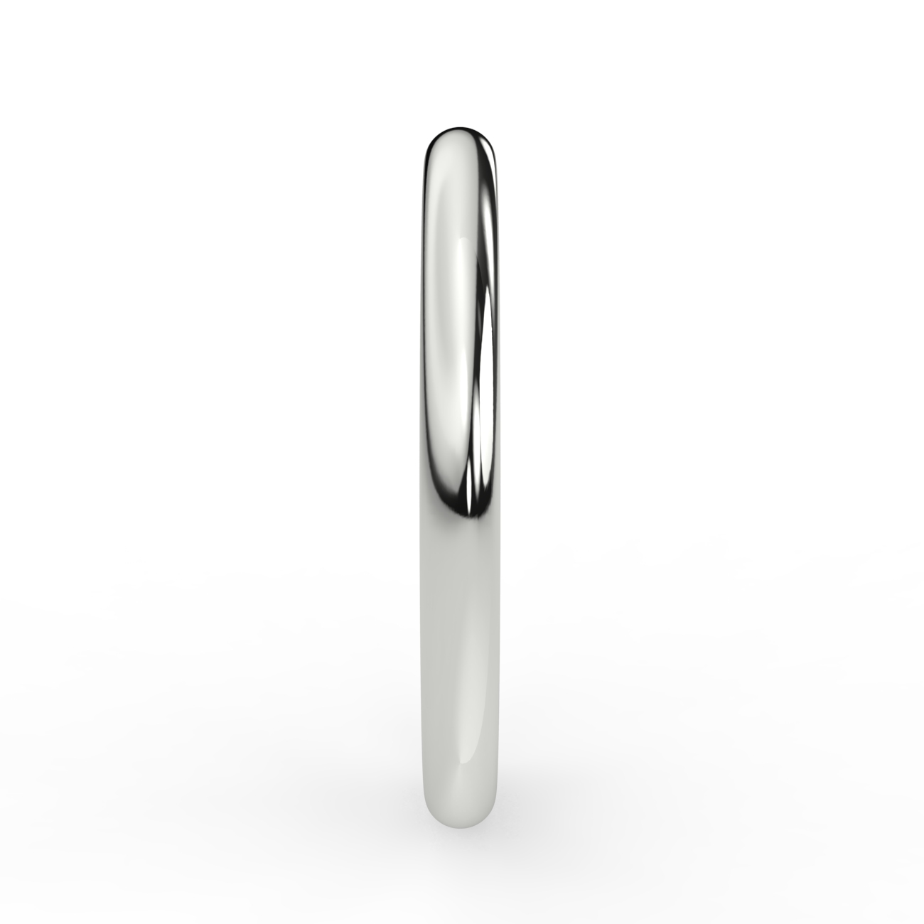 D Shape Plain Wedding Band
