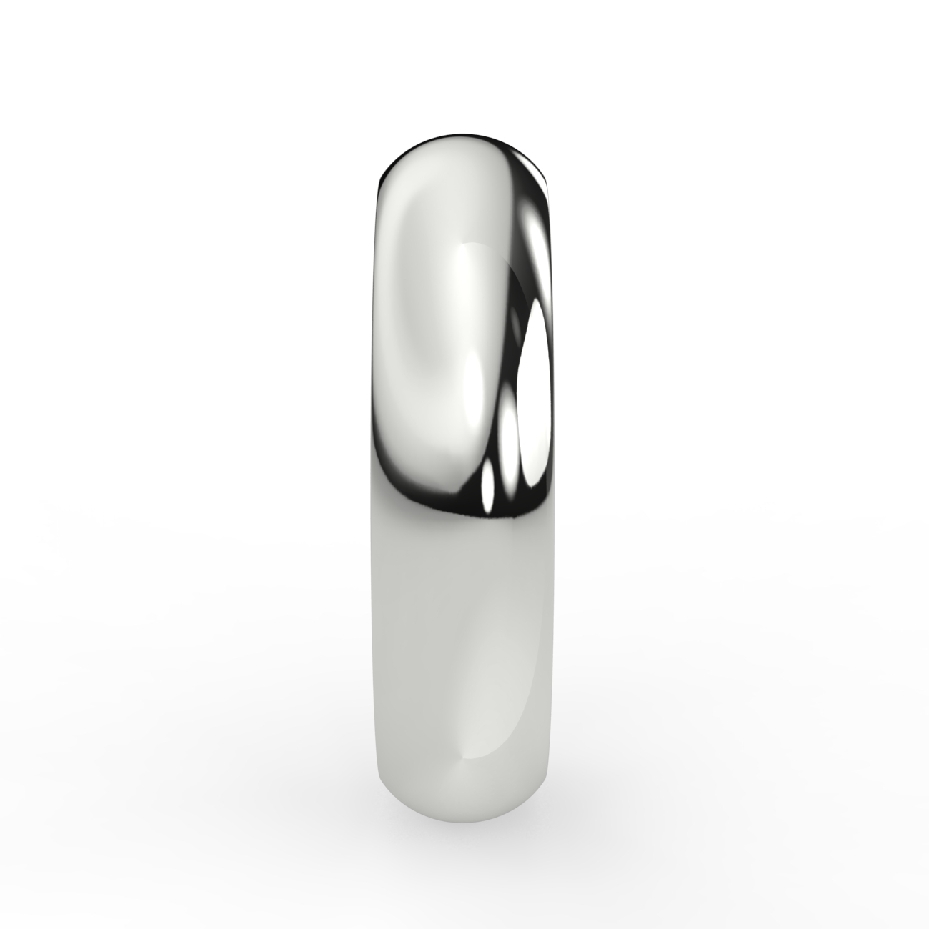 D Shape Plain Wedding Band
