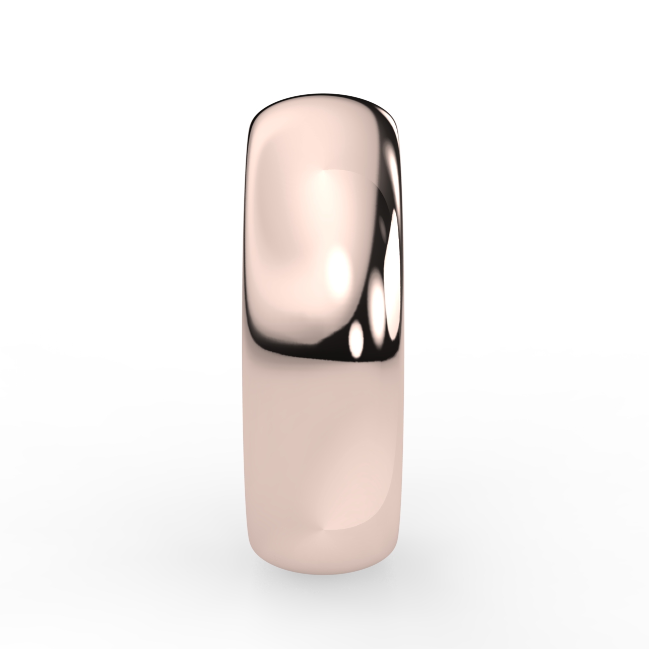 D Shape Plain Wedding Band