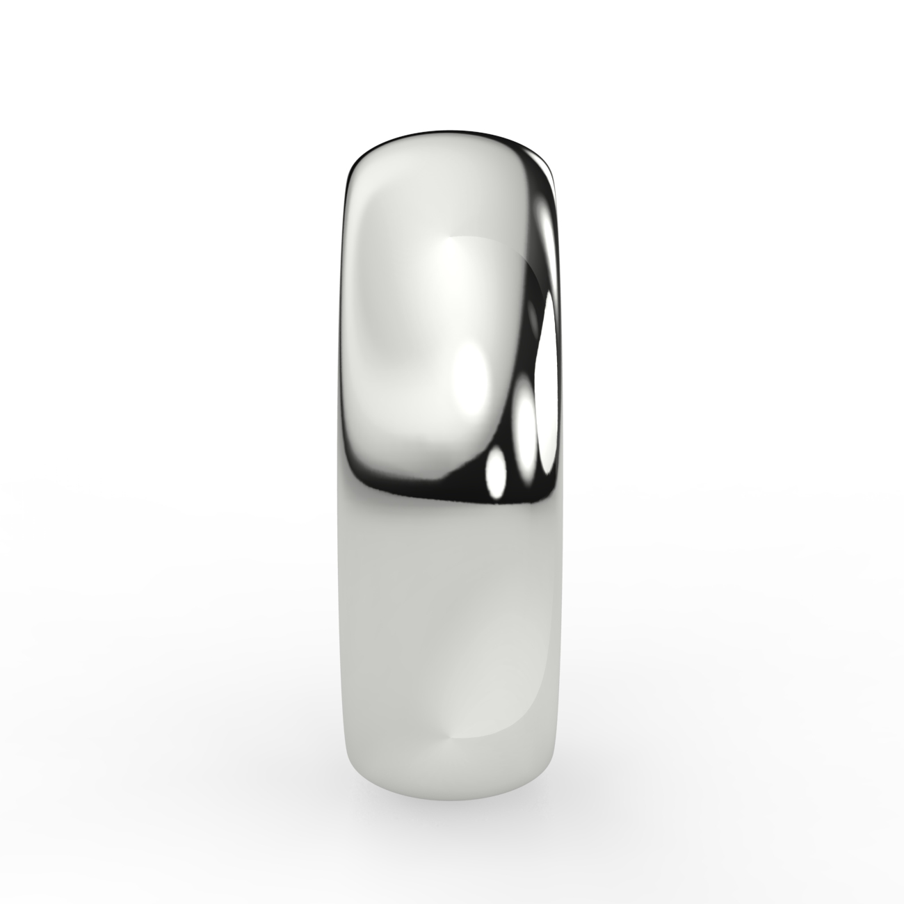 D Shape Plain Wedding Band