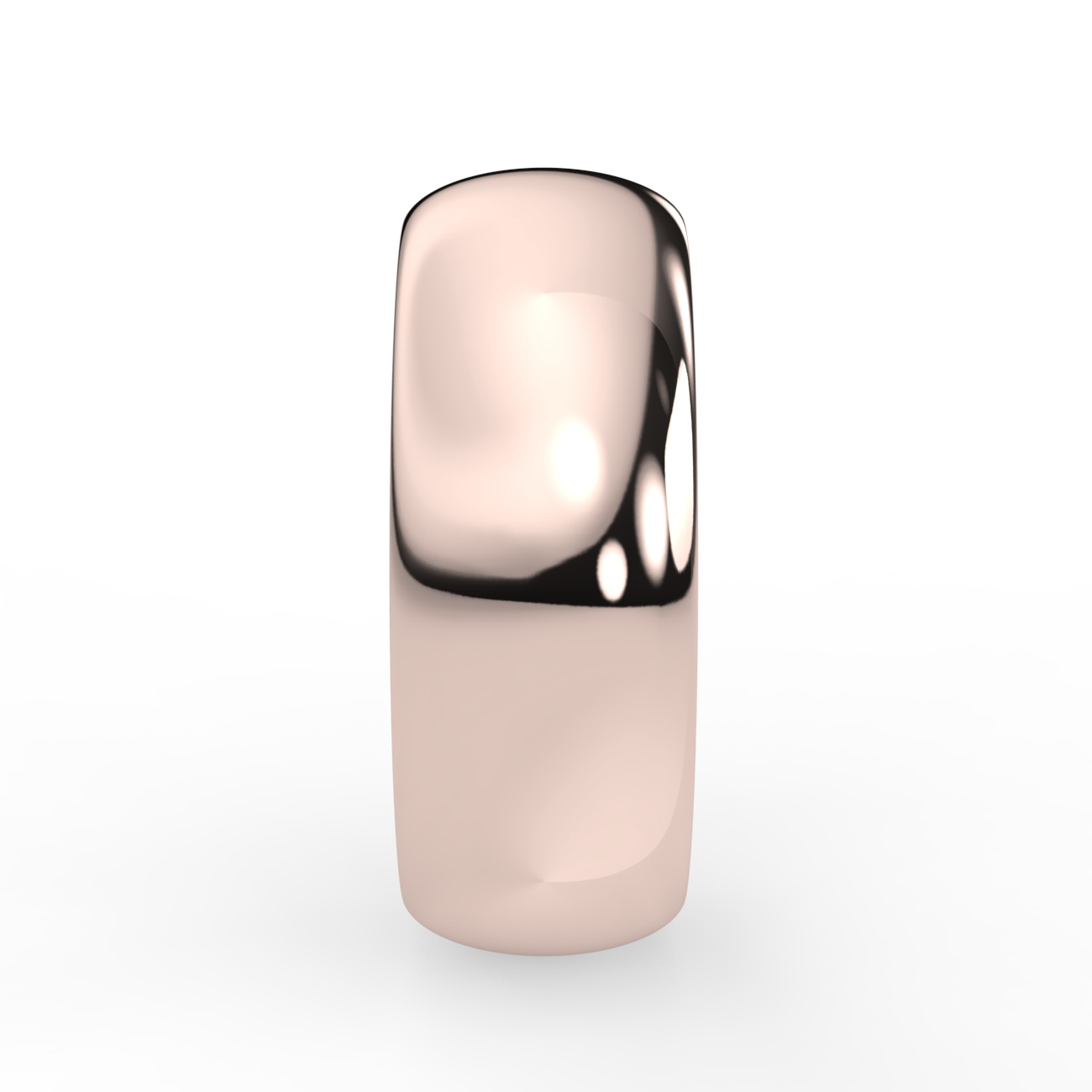 D Shape Plain Wedding Band
