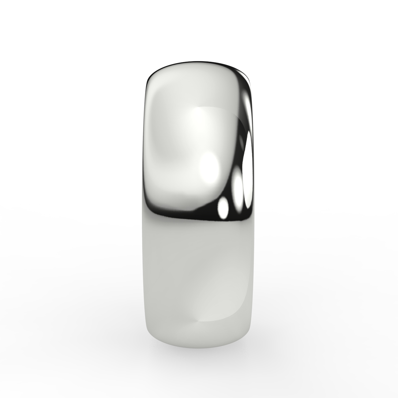 D Shape Plain Wedding Band