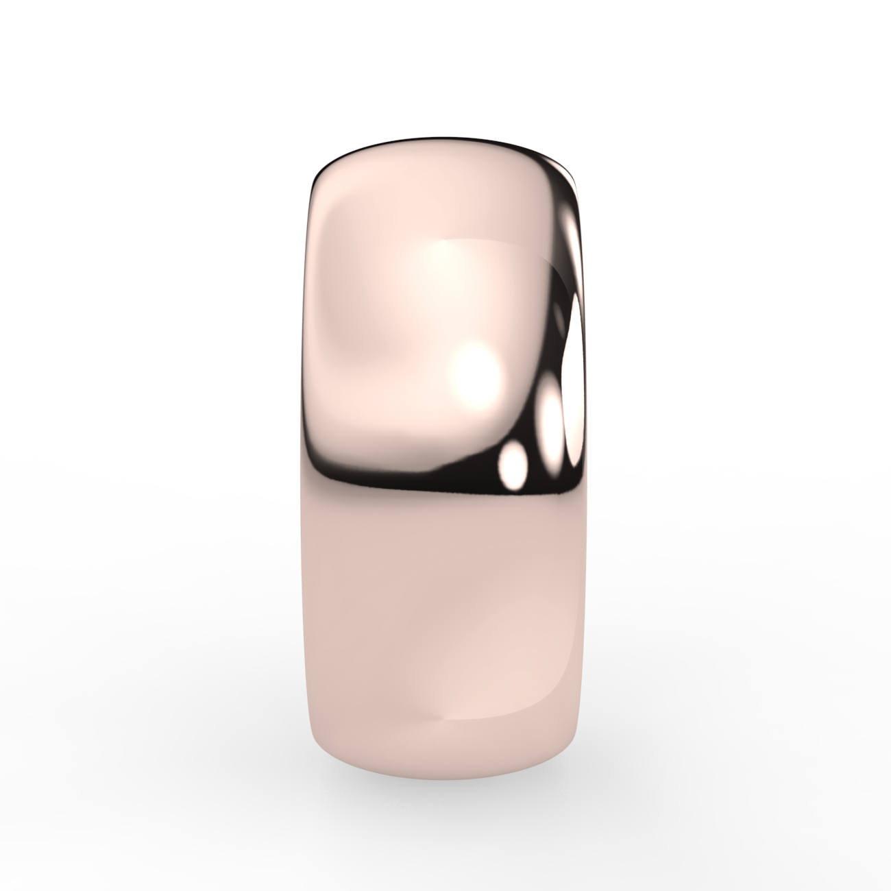 D Shape Plain Wedding Band