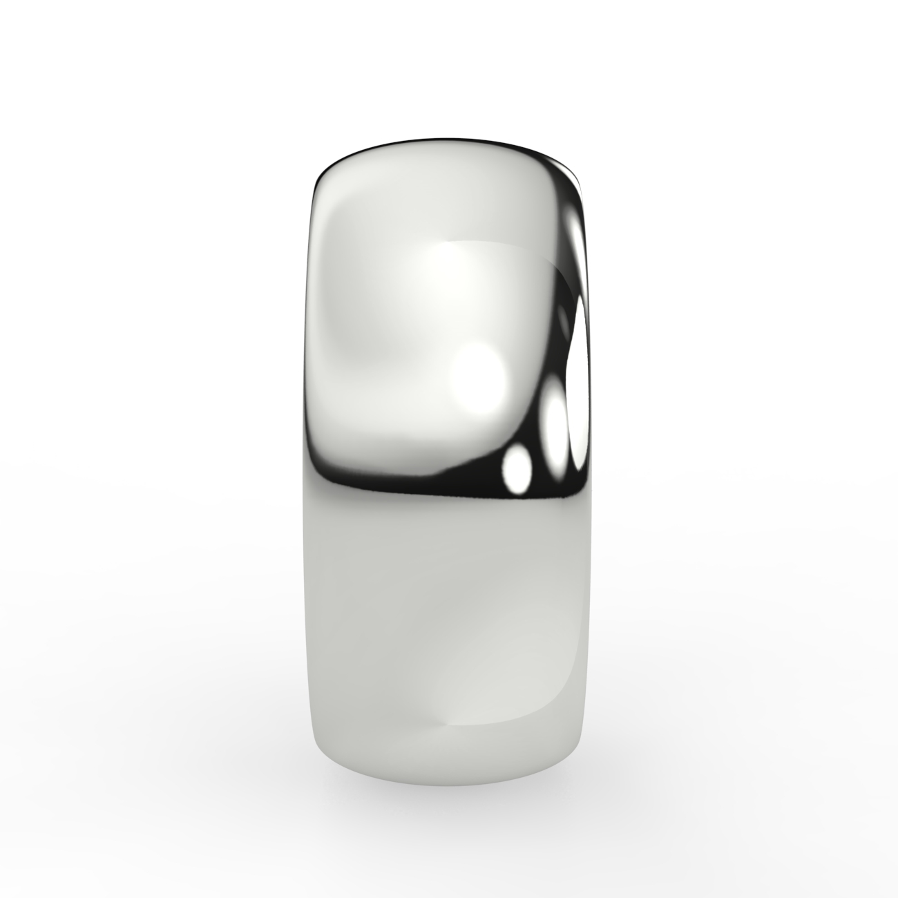 D Shape Plain Wedding Band