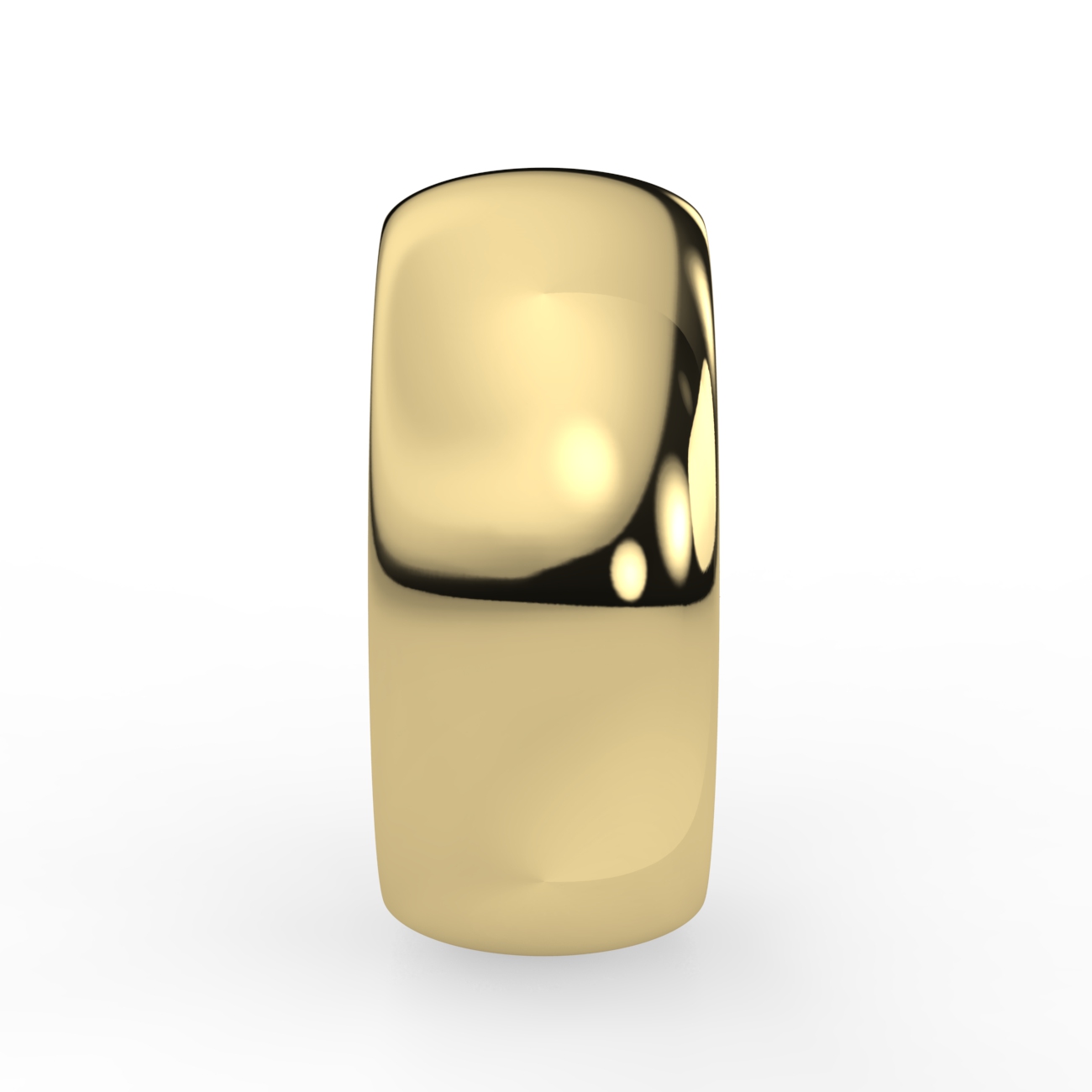 D Shape Plain Wedding Band