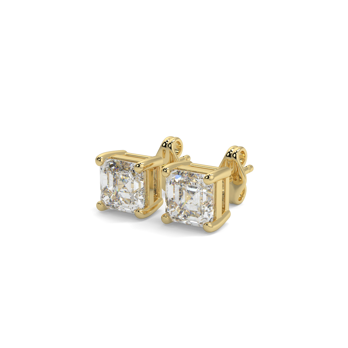 Solitaire Diamond Earrings