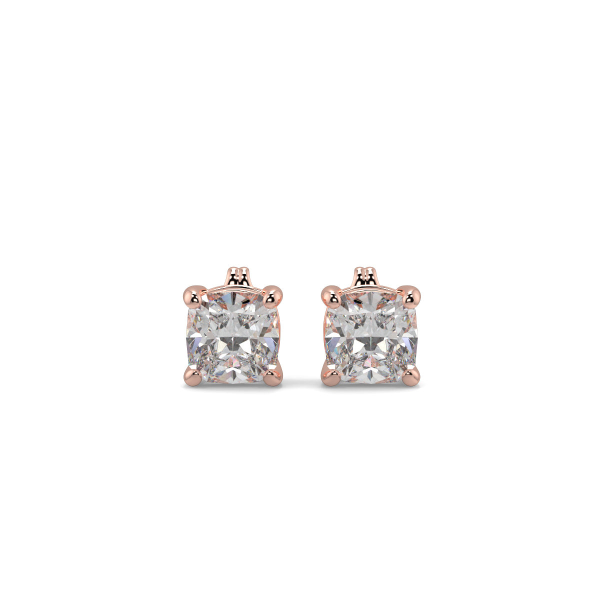 Solitaire Diamond Earrings