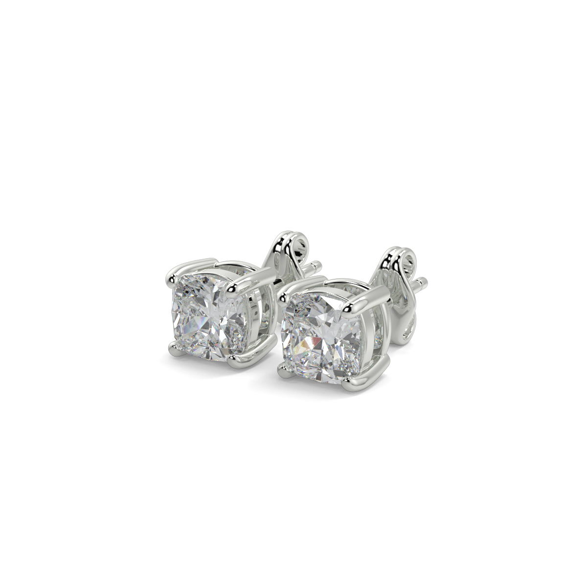 Solitaire Diamond Earrings