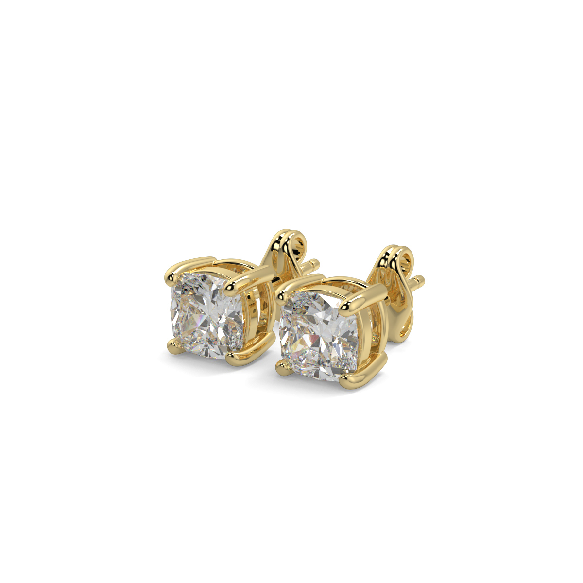 Solitaire Diamond Earrings