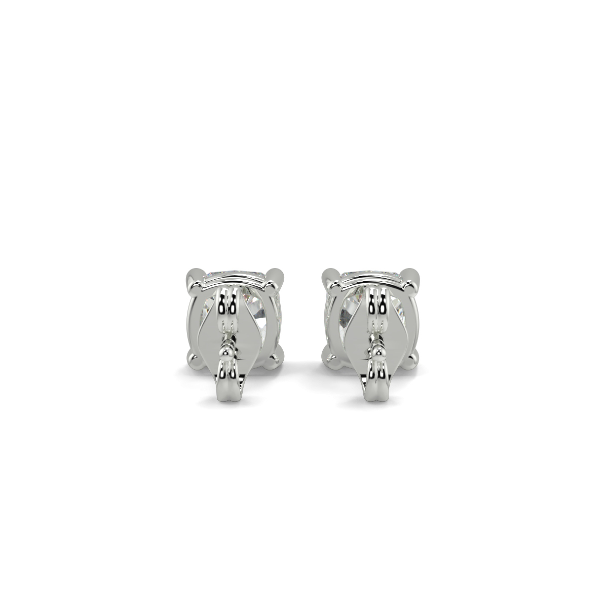 Solitaire Diamond Earrings