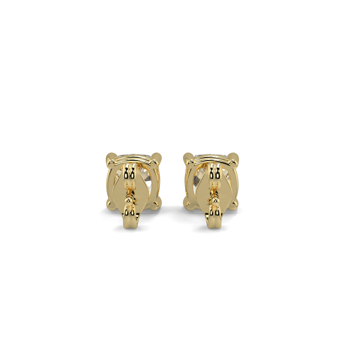 Solitaire Diamond Earrings