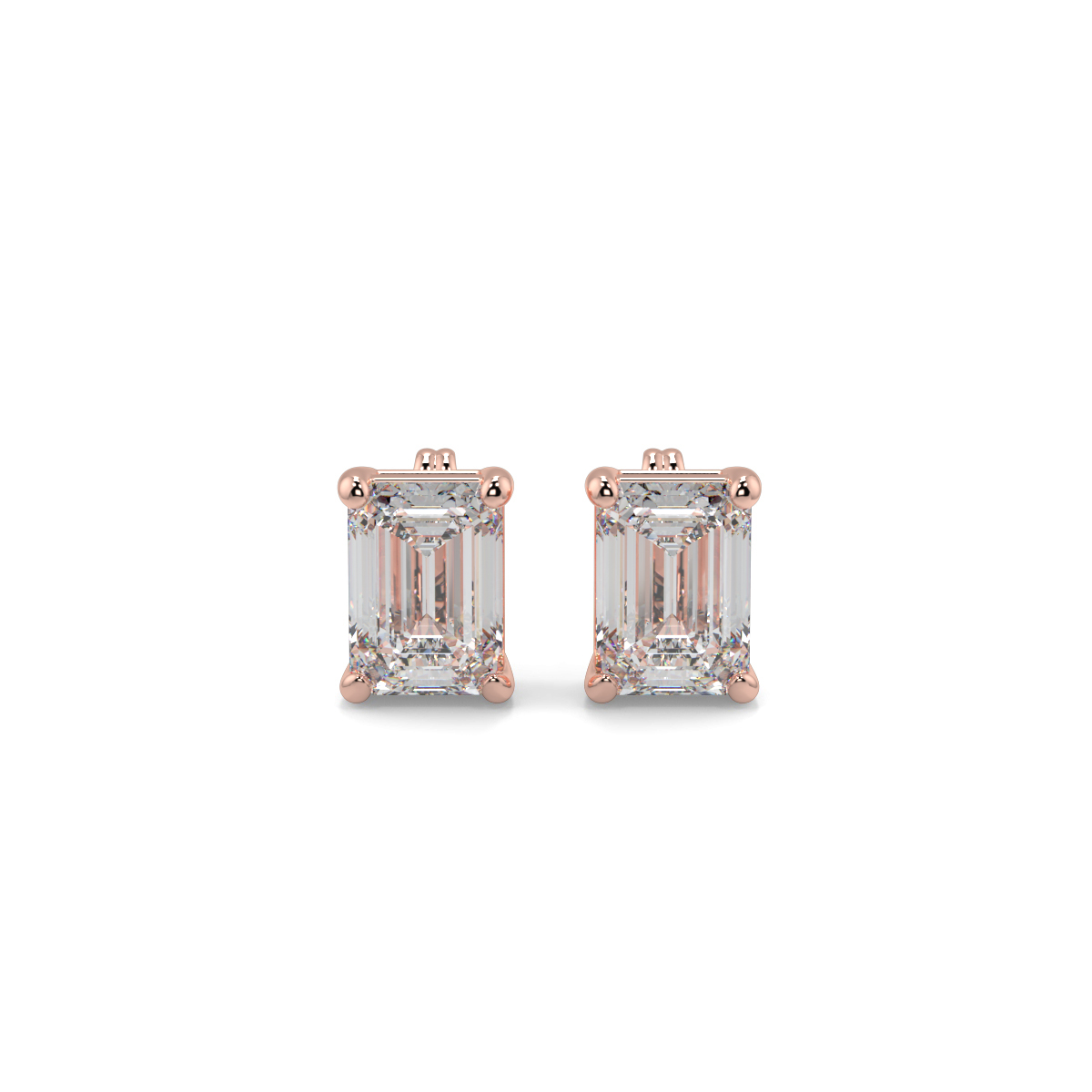 Solitaire Diamond Earrings
