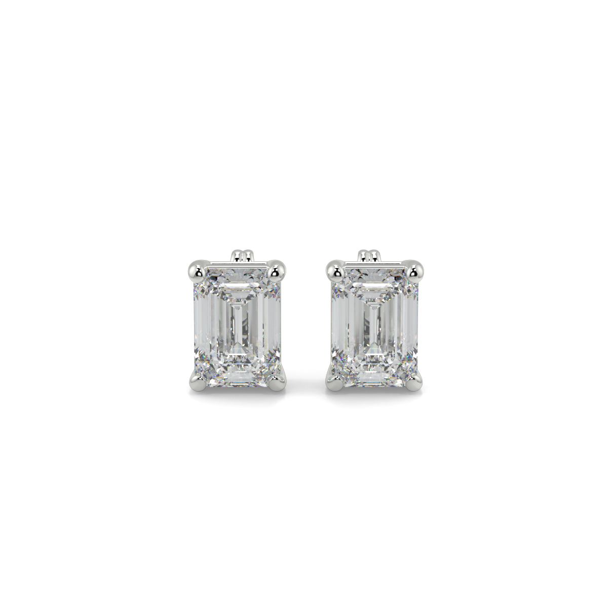 Solitaire Diamond Earrings