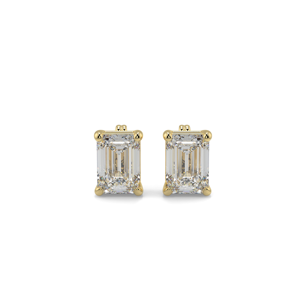 Solitaire Diamond Earrings
