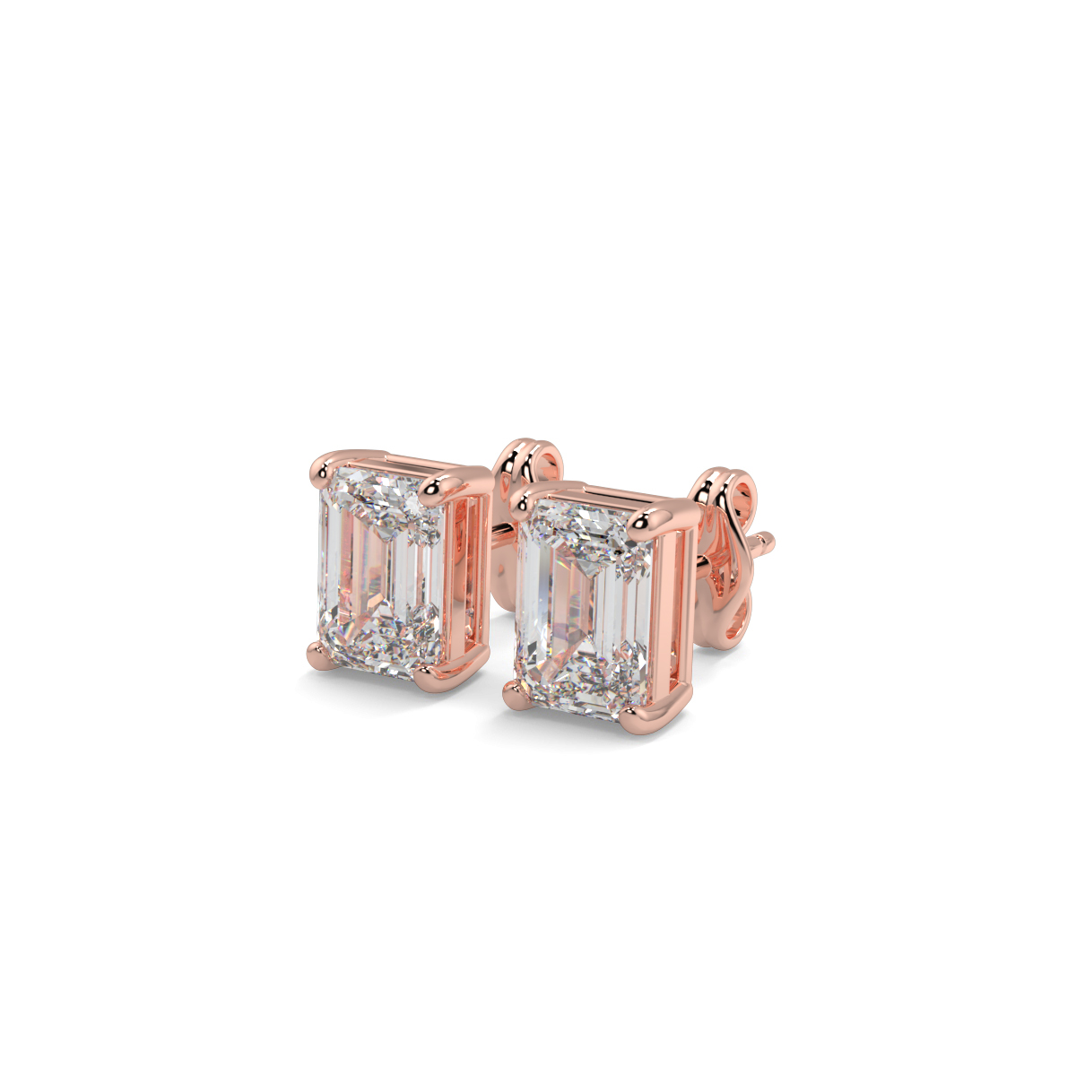 Solitaire Diamond Earrings