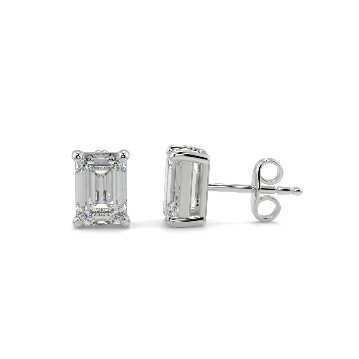 Solitaire Diamond Earrings