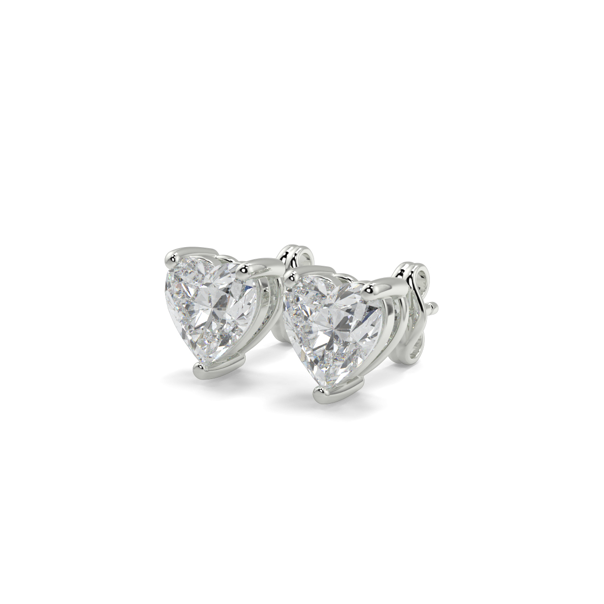 Solitaire Diamond Earrings