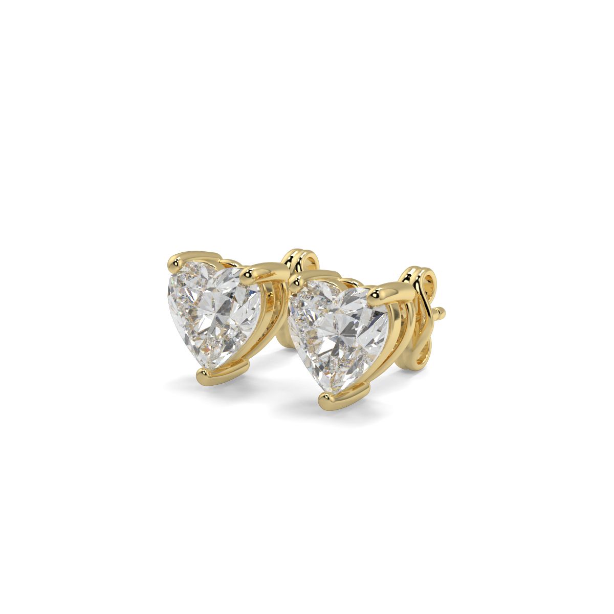 Solitaire Diamond Earrings