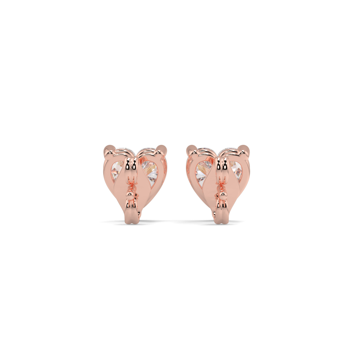Solitaire Diamond Earrings