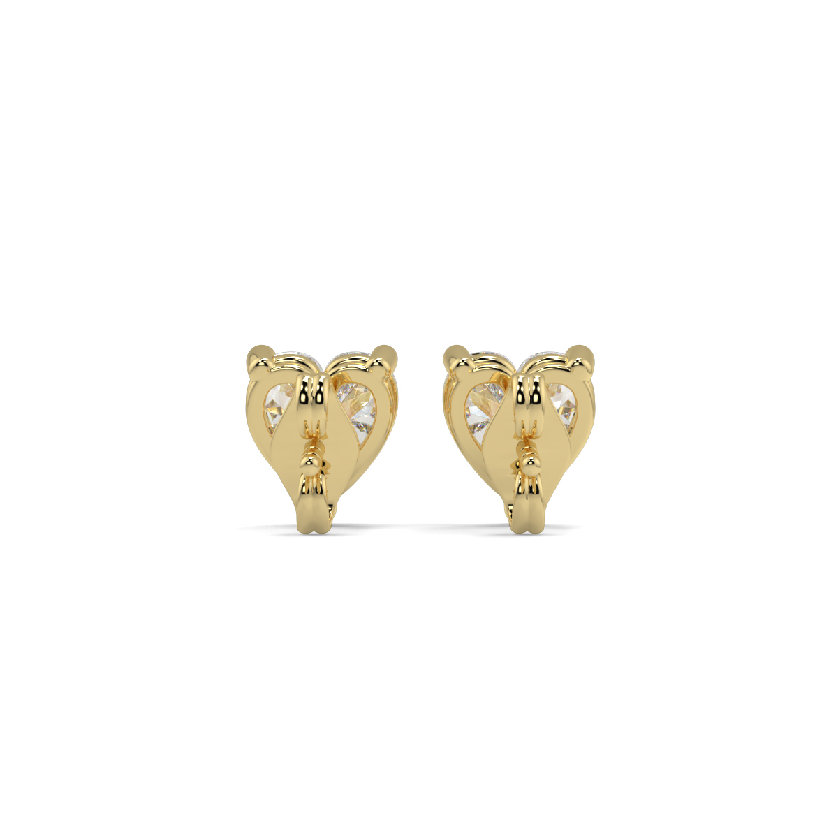 Solitaire Diamond Earrings