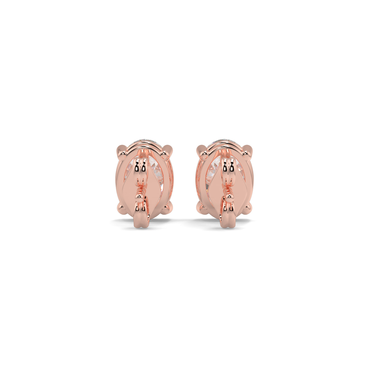 Solitaire Diamond Earrings