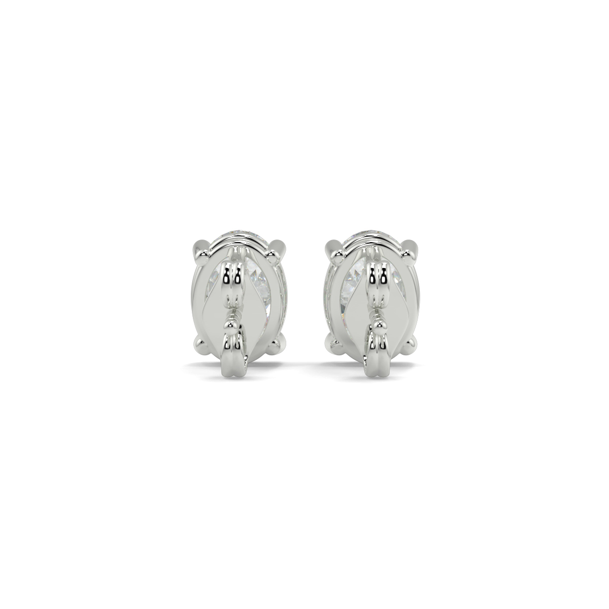Solitaire Diamond Earrings